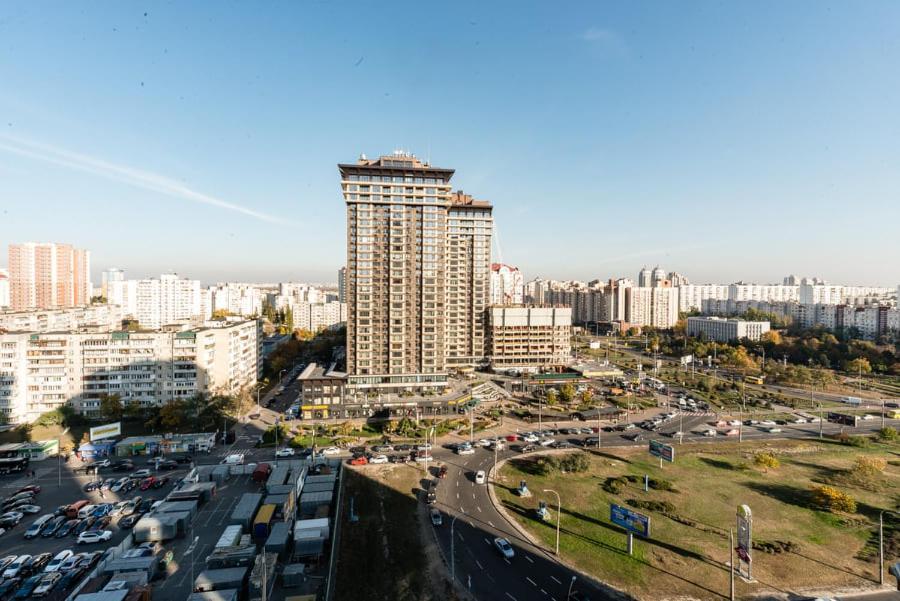 Роскошная 3К Квартира 135М2 На Набережной. Минская كييف المظهر الخارجي الصورة